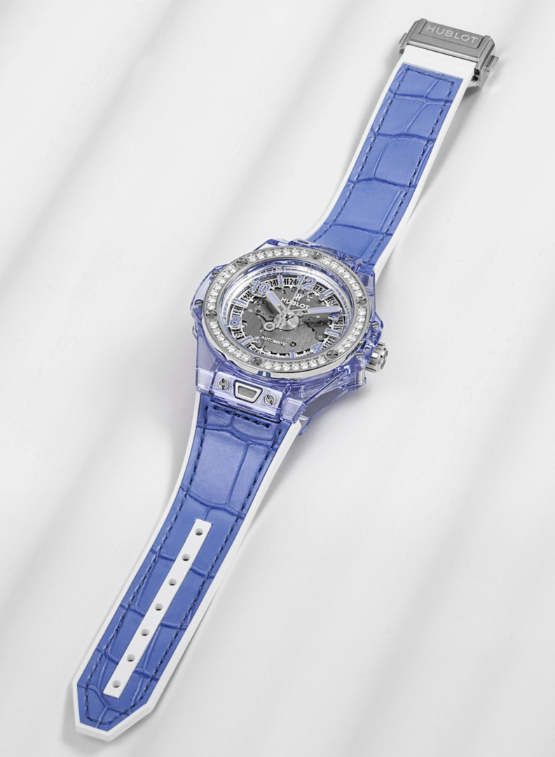 SMALL_Big Bang One Click 粉藍藍寶石腕錶 1 